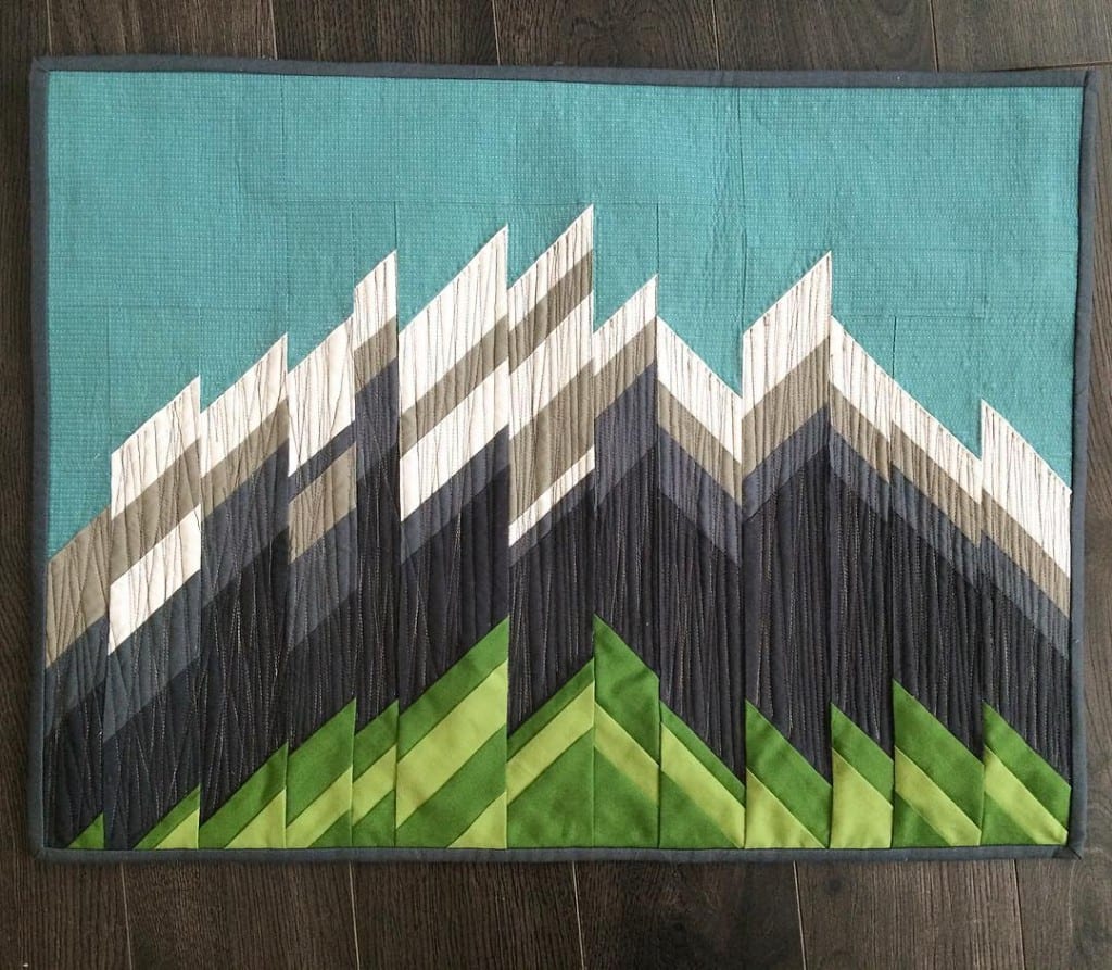 Quilts of Valor - Quilt Auction - Majestic Mountains by Amy Ellis - AmysCreativeside.com