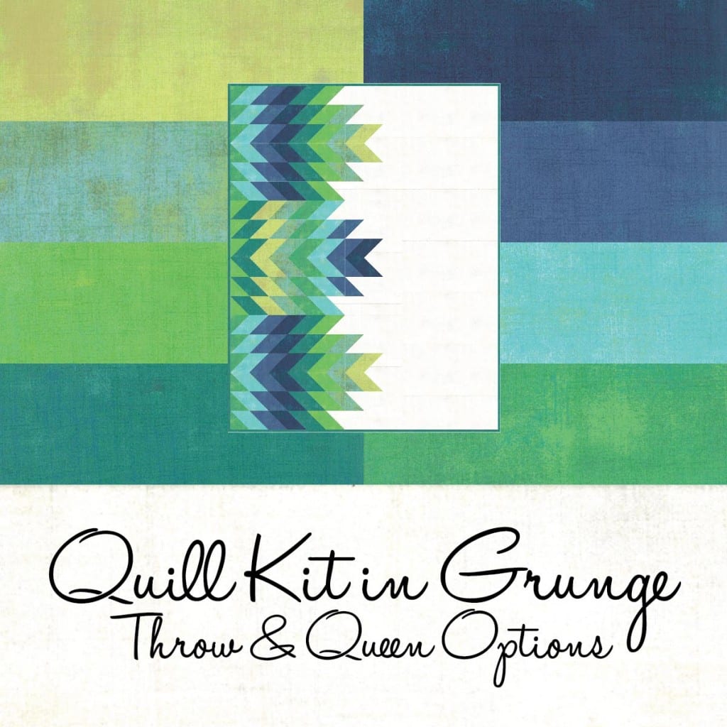 Quill Pattern Kit in Cool colors Queen size available too! - AmysCreativeSide.com