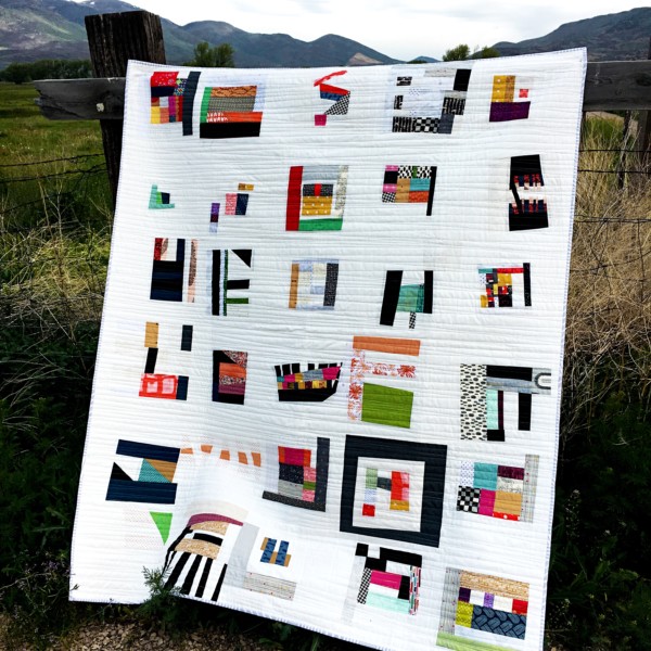 #100daysofquiltimprov finished quilt by Amy Ellis - click over to check out more images!