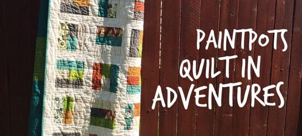 Paintpots is a fun and easy Jelly Roll Quilt, shown here in a twin size, made using one Jelly Roll!