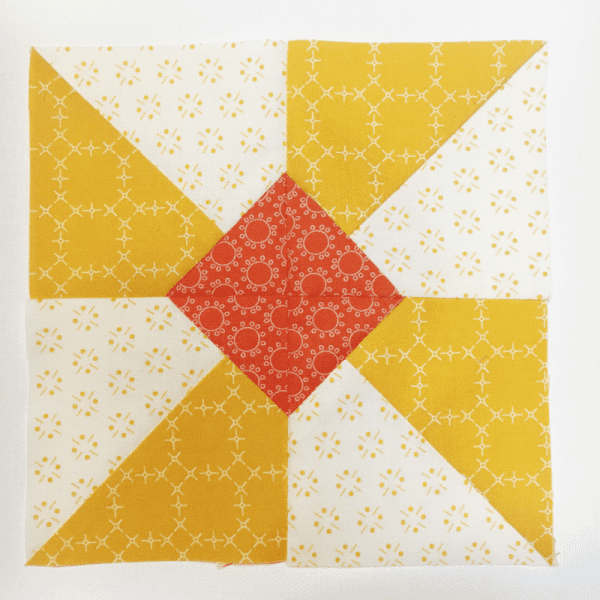 Sunshine block from Heartland Heritage Quilt Pattern