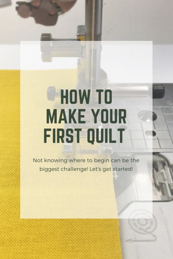 How to make your first quilt!