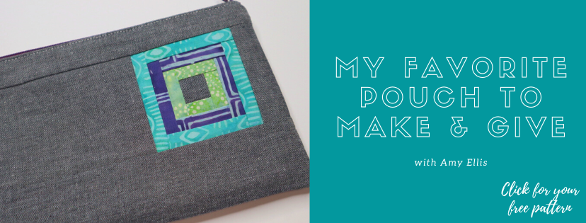 My Favorite Pouch Pattern to Make & Give - Free Pattern at amyscreativeside.com
