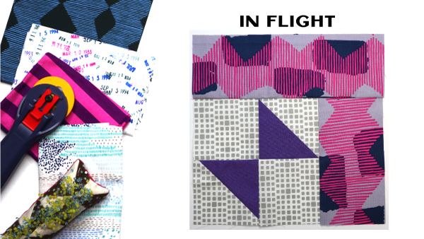 Modern Quilt Block Series - In Flight Quilt Block Pattern by Amy Ellis