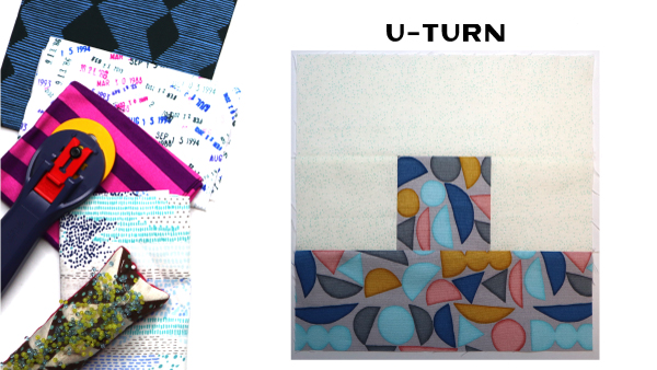 Modern Quilt Block Series - U-Turn Quilt Block Pattern by Amy Ellis