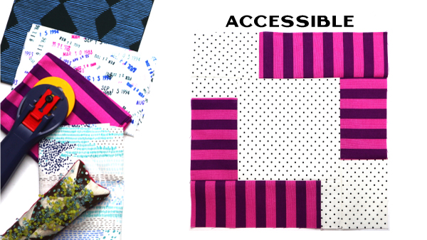 Modern Quilt Block Series - Accessible Quilt Block Pattern by Amy Ellis