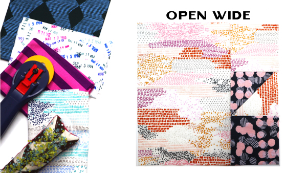 Modern Quilt Block Series - Open Wide Quilt Block Pattern by Amy Ellis