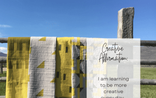 Creative Affirmation: I am learning to be more creative every day. 